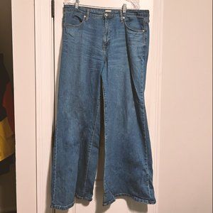 Wide Leg Light Blue Jeans